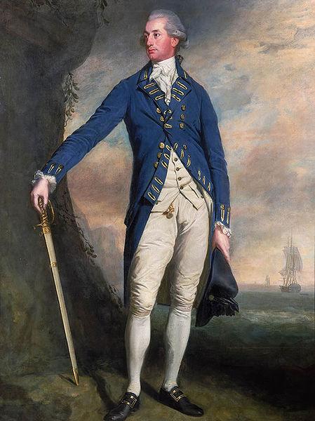Lemuel Francis Abbott Portrait of Captain George Montagu oil painting image